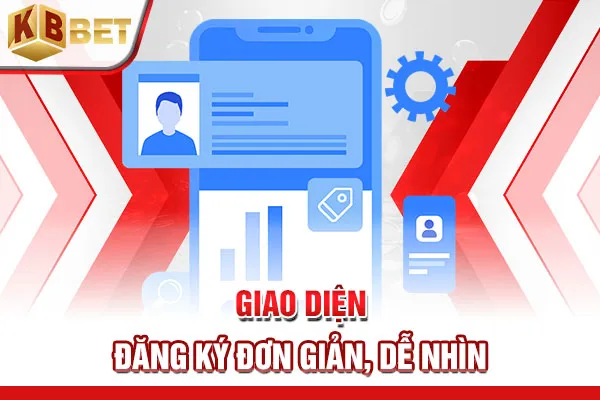 Giao diện đăng ký đơn giản, dễ nhìn